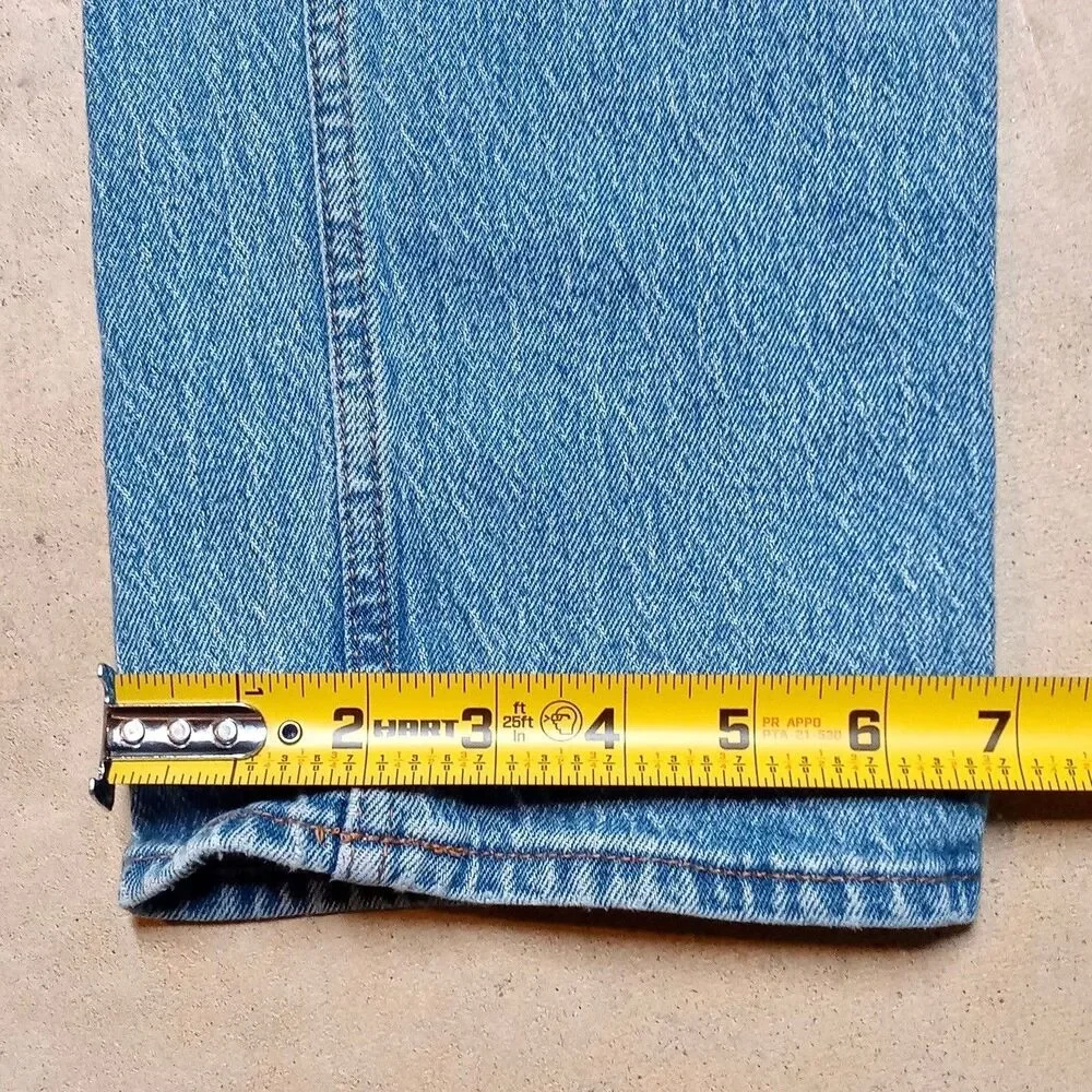 Abercrombie & Fitch Jeans Sz 26 / 2 Long 90s Relaxed High Rise Curve Love - Picture 10 of 10